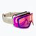 Maschera da sci donna Giro Ella stone rails/vivid pink/vivid infrared