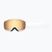 Maschera da sci donna Giro Moxie white stacked/amber gold/yellow