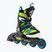 Pattini a rotelle per bambini K2 Raider Beam verde/blu