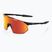 Occhiali da sole 100% Hypercraft SQ soft tact nero/rosso iprico a specchio multistrato