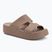 Ciabatte da donna Crocs Gateway Platform H-Strap latte