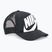 Berretto da baseball Nike Rise Structured Trucker per bambini nero / nero / bianco