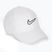 Cappellino con visiera Nike Club Unstructured Swoosh white/white