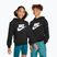 Felpa con cappuccio Nike Club Fleece da bambino, nero/bianco