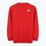 Felpa Nike Sportswear Club Fleece da bambino rosso universitario/bianco