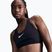 Reggiseno sportivo Nike Swoosh High Support black/iron grey/white