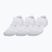 Calze Under Armour Perf Tech Pro 3 Pack white/white/mod gray