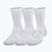 Calze Under Armour Perf Tech Pro 3 Pack Crew white/white/mod gray