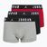 Boxer da uomo Nike Jrdan JHM Flight Cotton Trunk 3 pairs gym red/black