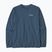 Patagonia P-6 Logo Responsibili uomo utility blue trekking longsleeve