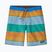 Pantaloncini da bagno Patagonia Wavefarer da uomo a righe fitz/pufferfish oro