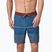 Pantaloncini da bagno Patagonia Hydropeak da uomo a strisce olivastre/blu militare