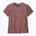 Maglietta Patagonia P-6 Logo Responsibili-Tee donna color malva dulse