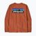 Patagonia P-6 Logo Responsibili redtail rust longsleeve da uomo