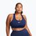 Reggiseno sportivo Nike Swoosh Medium Support midnight navy/white