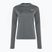 Donna Nike Dri-Fit Crew-Neck running manica lunga grigio fumo