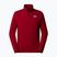 Felpa da uomo The North Face 100 Glacier 1/4 Zip rosso granata