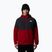 Felpa The North Face Glacier Heavyweight Full Zip HD da uomo rosso granata/grigio asfalto