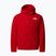 Felpa da bambino The North Face Teen Glacier F/Z con cappuccio rosso