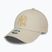 Cappello da baseball New Era Metallic Logo 9Forty New York Yankees donna beige chiaro