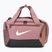 Nike Brasilia 9.5 Duffle 25 l borsa da allenamento smokey mauve/nero/light orewood brown