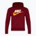 Felpa con cappuccio Nike Club Fleece Uomo rosso/rosso squadra