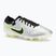 Scarpe da calcio da uomo Nike Tiempo Legend 10 Pro FG argento metallico/volt/nero