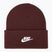 Berretto invernale da bambino Nike Peak bordeaux crush/bianco