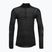 Smartwool Intraknit Thermal Merino Base Layer Uomo 1/4 Zip nero/bianco felpa termica