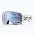 Maschera da sci Smith Tribute white/blue sensor mirror