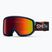 Maschera da sci Smith Transfer S3 midnight geo alpine/red solx mirror antifog