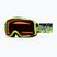 Maschera da sci per bambini Smith Daredevil S3 electric lime slime/green solx mirror antifog