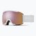 Maschera da sci Smith Squad S2 white vapor/chromapop everyday rose gold mirror