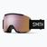 Maschera da sci Smith Squad S2 black/chromapop everyday rose gold mirror