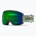Maschera da sci Smith Squad S2 emerald renu upcycled scrap/chromapop green mirror