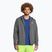 Giacca da corsa Under Armour Storm Run da uomo con cappuccio, color castlerock/verde morfina/riflettente