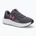 Under Armour Charged Surge 4, scarpe da corsa da donna in castlerock/antracite/rosa.