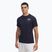 Maglietta da allenamento Under Armour HeatGear Fitted bianca e blu notte da uomo