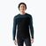 Maglia termica a manica lunga da uomo Smartwool Classic Thermal Merino Base Layer Colorblock Crew Boxed twilling blue/black