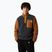 Felpa da uomo The North Face Yumiori 1/4 Zip asphaltgrey/burntumber/summitgold