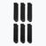 Calze  Jordan Everyday Cushioned Crew 6 pairs black/white