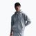 Felpa uomo Nike Club Full Zip Hoodie dark grey heather/light smoke grey/white