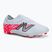 Scarpe da calcio per bambini New Balance Furon Team V8 Jr FG bianco