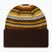 Berretto invernale da donna New Era Rail Isle Cuff Knit Beanie marrone scuro
