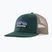Cappello da baseball Patagonia P-6 Logo Trucker verde cascata