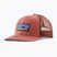 Patagonia P-6 Logo Cappello Trucker rosso ceramica