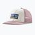 Cappellino con visiera Patagonia P-6 Logo Trucker white w/quiet violet