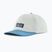 Cappellino con visiera Patagonia P-6 Label Trad birch white w/shore blue