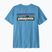 Maglietta da uomo Patagonia P-6 Shore blue logo