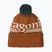 Cappello invernale Patagonia Powder Town hut tripper logo: cinnamon brown